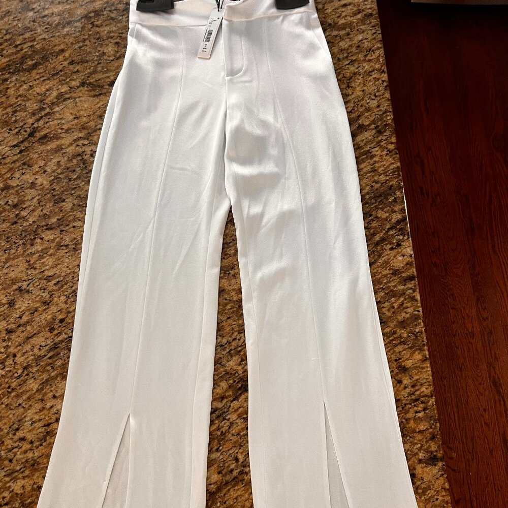 White light dress pants